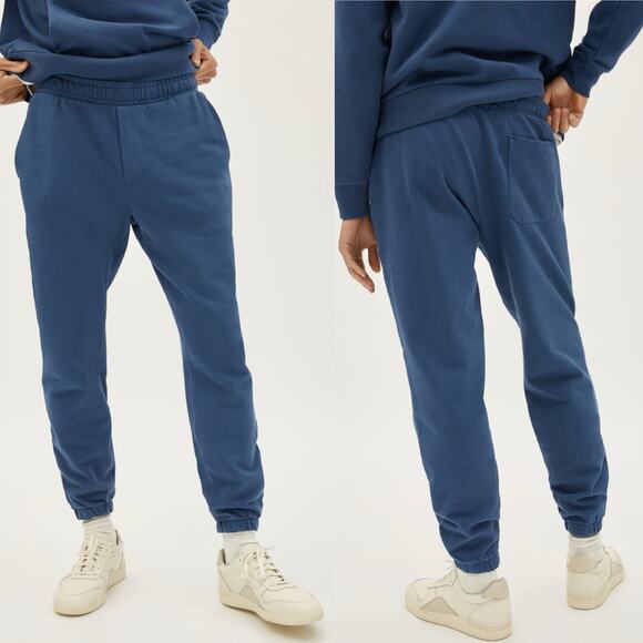 New Everlane The Track Pant Kingfisher Blue Men's XL NWOT Pockets Jogger Workout - Picture 1 of 12
